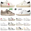 2024 Goldene Designer-Turnschuhe, Luxurys-Loafer, Freizeitschuhe, Leder, Italien, schmutzige alte Schuhmarke, Damen, Herren, Superstar, Ballstar, Hi-Star-Trainer, Plattform, DHgate-Schuhe