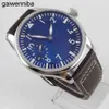 IWCity csSUPERCLONE Blue clean-factory 44mm watch Luminous Hands 17 Jewels 6497 Movement Sterile Dial Leather Manual Mechanical Mens Watch