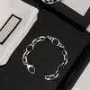 Designer Unisex Punk Armband Manchet Bangle Mannen Vrouwen Zilver Rvs Sieraden Vrouwen Hoge Kwaliteit Hiphop Armbanden Met box2525