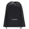 Eco amigável reutilizável oxford saco de cordão à prova dwaterproof água impressão personalizada sacos de presente viagem praia sapato pano sacos de embalagem 208y