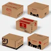 Cartons, caisses d'emballage, produits emballés, carton, boîte d'emballage, emballage, logistique de transport express, ventes directes d'usine, concessions en grande quantité