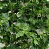 Luyue 10PCS Artificial Silk Grape Leaf Garland Faux Vine Ivy Indoor Outdoor Home Decor Wedding Flower Green Leaves Christmas 2011230h