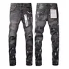 Designer jeans voor heren paarse jeans denim broek heren paarse jeans Designer Jean herenbroek recht ontwerp retro streetwear PAARSE merk jeansbroek 303