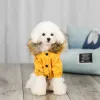 暖かい犬の服冬のペット犬コートジャケットペット服小さな中犬用服を着てください温かいペット