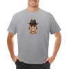 Polo da uomo T-shirt da cowboy marrone carino per bambini Abbigliamento hippie vintage da uomo