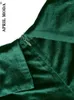 Robes de soirée Arrivées Hiver Vert Hors Épaule Femmes Vintage Bureau Robe Midi Velours À Manches Courtes Robe De Soirée Club
