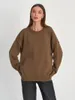 Maglioni da donna Bornladies Donna O Collo Autunno Inverno Spessore Caldo Pullover Top Oversize Casual Allentato Maglia Maglione Donna Pull