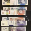 Paper Money Toys UK Pounds GBP British 10 20 50 Commémorative Prop Copy Movie Banknotes Toy for Kids Christmas Cadeaux ou Video Film9012350E2S06OPJY44Q