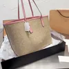 Designer Fashion Classic Bag Quality Women Shoulder Versatile Canvas Shopping Large Capacity Outdoor Tourism Handbag 002