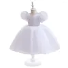 Girl Dresses Tulle Princess Dress Children Summer Wedding Birthday Party Clothing For 4 6 8 Years Young Kids Ball Gown Costume