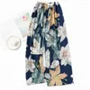 Mulheres sleepwear longo macio livre solto sleep drawstring bottoms tamanho calças pijama respirável impressão dormindo mulheres homewear fino casual