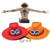 Autres fournitures de fête d'événement Anime D Ace Monkey Luffy Cosplay Costume Cowboy Chapeaux Unisexe Casquette de voyage Chopper Tony Pirates Caps Cost269H