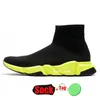 2024 Designer Casual Shoes For Men Women Luxurys Sock Trainers Triple Black White Cool Grey Socks Classic Sneakers Mens Woman Shoe