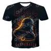 Camicia da uomo per uomo per uomo ac dc stampa 3d pop rock streetwear casual moda estate o collo manica corta unisex