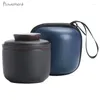 Zestawy herbaciarni japońska ceramiczna porcelana Kung Fu Tea Zestaw Travel Outdoor Pot i filiżanki przenośne biuro do przechowywania