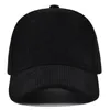 Ball Caps Unsiex Baseball Hat Striped Texture Adjustable Buckle Hip Hop Hats Long Curled Brim Sun Protection Holder Peaked Cap