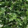 Luyue 10 peças de seda artificial folha de uva guirlanda falso videira hera interior ao ar livre decoração de casa flor de casamento folhas verdes natal 2011241c