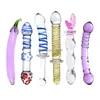 Perna massageadores brinquedo masr verde pimenta cristal vibrador vidro brinquedos adt anal vibradores para mulheres ânus butt plug drop entrega saúde beleza massa dhnnf