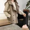 Women's Vests Lamb Hair Vest Autumn And Winter Loose Sleeveless Tank Top Sweetheart Leather Fur Integrated Suede Coat Trend