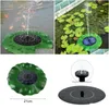 Décorations de jardin Fontaine solaire en forme de feuille de lotus Démarrage rapide Abs Matic Pompe Décor extérieur Cour d'eau Drop Livraison DHTJ4