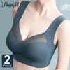 Soutien-gorge 2 pièces sans couture pour femmes, grande taille, soutien-gorge, petit, confortable, sans anneau en acier, sous-vêtements, Yoga, Fitness, gilet de sommeil