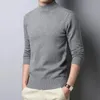 Herrtröjor Halv Turtleneck Cashmere Pullover Men tröja kläder för 2024 Autumn Winter Sueter Hombre Robe Pull Homme Hiver Mens