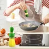 Verktyg 200 ml bärbar oljeflaska med silikonborste dispenser för kryddor matlagning bakning grill kök mat betyg kan