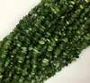 Pedras preciosas soltas de alta qualidade natural genuíno Canadá Verde Jade Nugget Chip Beads Fit Jewelry 3x8mm 15" 05777