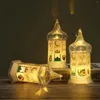 Portacandele Portacandele vintage Luci a led Lanterne Lanterna decorativa appesa in metallo Portacandele Decorazioni per la casa per matrimoni all'aperto al coperto