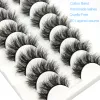 NEW 100 pairs Lashes 10Pairs 3D Faux Mink Lashes Natural short Full Strip Lashes Clear Band Soft Light Natural Eyelashes Extension