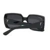 Designer Zonnebril Letter Y Retro Trend Sun Glazen merk UV400 Lenzen Pop Eyewear For Man Woman Drive Travel