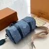 New Luxury denim handbags Brand Totes Fashion bags for charm Women Letter Designer Wallets Cross Body Retro punk Shoulder bag Nice blue Lady purses with Original box