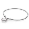 Moments Lock Your Promise Regal Heart Signature Padlock Bracelet Fit Fashion 925 STERLING SILVER BANGRE BANGRE CHARM DIY JEWELRY214F