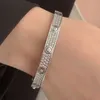 Original 1to1 C-arter Armband S925 Sterling Silber Italienisches High-End-Komplettset-Armband für Frauen im Instagram-Nischendesign, leichter Luxus, exquisite ModeX65N