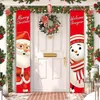 HUIRAN Joyeux Noël Bannière pour Porte Décorations de Noël pour la Maison Ornement de Noël Noël Navidad Noel Nouvel An 2021 201127297g