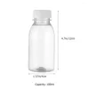 Bottiglie d'acqua 6 pezzi 100ml Bottiglia di plastica per bevande portatile a tenuta stagna per latte piccolo succo S