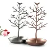 Sälj Creative Bird Tree Stand Jewelry Earring Halsbands rackhållare Display smycken Holder1280d