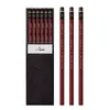 Hi-12pcs/Lot Wood Pencil Professional جودة عالية رسم أقلام الرسم لكل مربع المكتب المدرسي إمدادات 240118