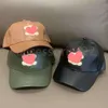 Ball Caps Projektanci czapki baseballowej czapka kamuflaż wzór liter
