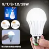 Nachtlichter Smart Notlicht E27 Camping Laterne Glühbirne LED Touch Up Taschenlampe 5/7/9/12/15W wiederaufladbare Glühbirnen Beleuchtung Lampe