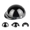 Vêtements de chien Casques de chat pour animaux de compagnie pour motos vélo cool noir ABS plastique chapeau de mode casque chiot protéger casquette de protection fournitures207g