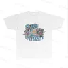 T-shirt sportiva da uomo di marca Camicie stampate con lettere di marca T-shirt traspiranti in puro cotone