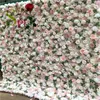 Flores decorativas grinaldas spr efeito 3d roll up decoração de casamento artificial seda coth rosa flor painel parede pano de fundo210u