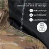 Regnrockar kamouflage fällbar regnrock set bärbar resa Rain kostym Militär poncho Vattentäta varor för fiske motorcykel stormjacka