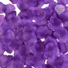 Fiori decorativi I petali di rosa di seta di Weddin per il banchetto di fiori artificiali viola viola rosso 1000
