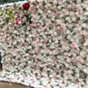 Dekorative Blumenkränze SPR 3D-Effekt, aufrollbar, Hochzeitsdekoration, künstliche Seidendecke, Rosenblumen-Wandpaneel, Hintergrund229R