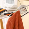 Perchas 10 Uds negro/naranja/gris multifuncional colgador doméstico húmedo y seco adecuado para colgar ropa dormitorio armario antideslizante