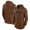 Hoodie New York'jets''men Youth''brown 2023 Salute to Service Club Pullover Hoodie