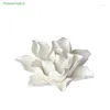 Moldes de cozimento 3D Molde de lótus branco grande rosa silicone bolo ferramentas de decoração casamento flor açúcar vela sabão artesanal artesanato