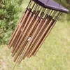 Wood and Metal Aeolian Bells Hanging 16 Tubes Wind Chimes Yard Garden Outdoor Living Windchimes Home Decor Christmas Gift Y2009033002